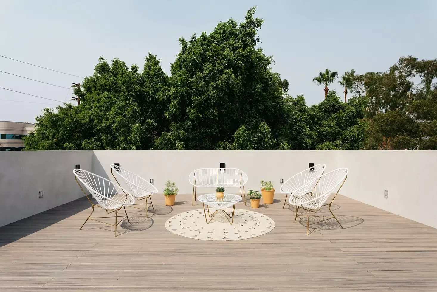 Small Rooftop Deck