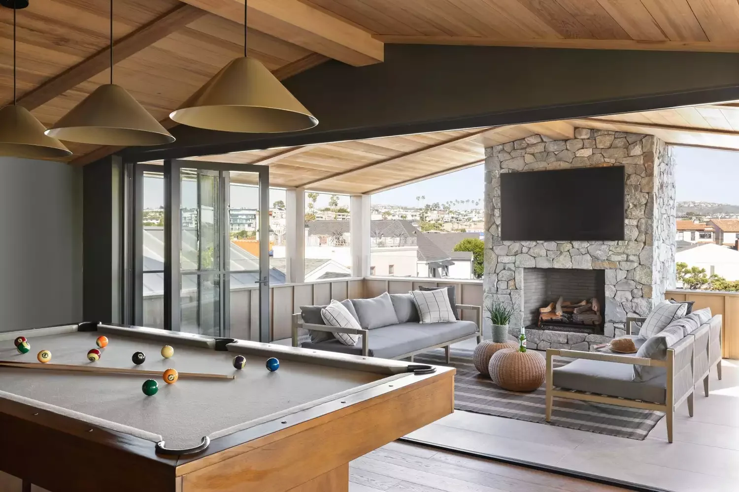 Small Space Outdoor TV