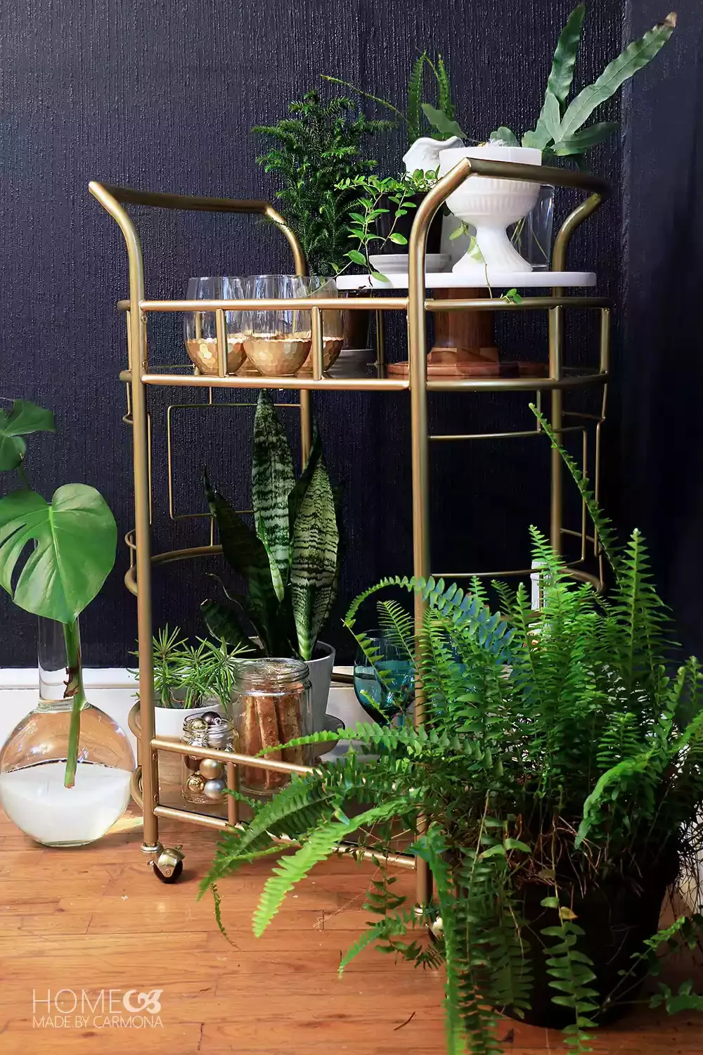 Small Sunroom Bar Cart