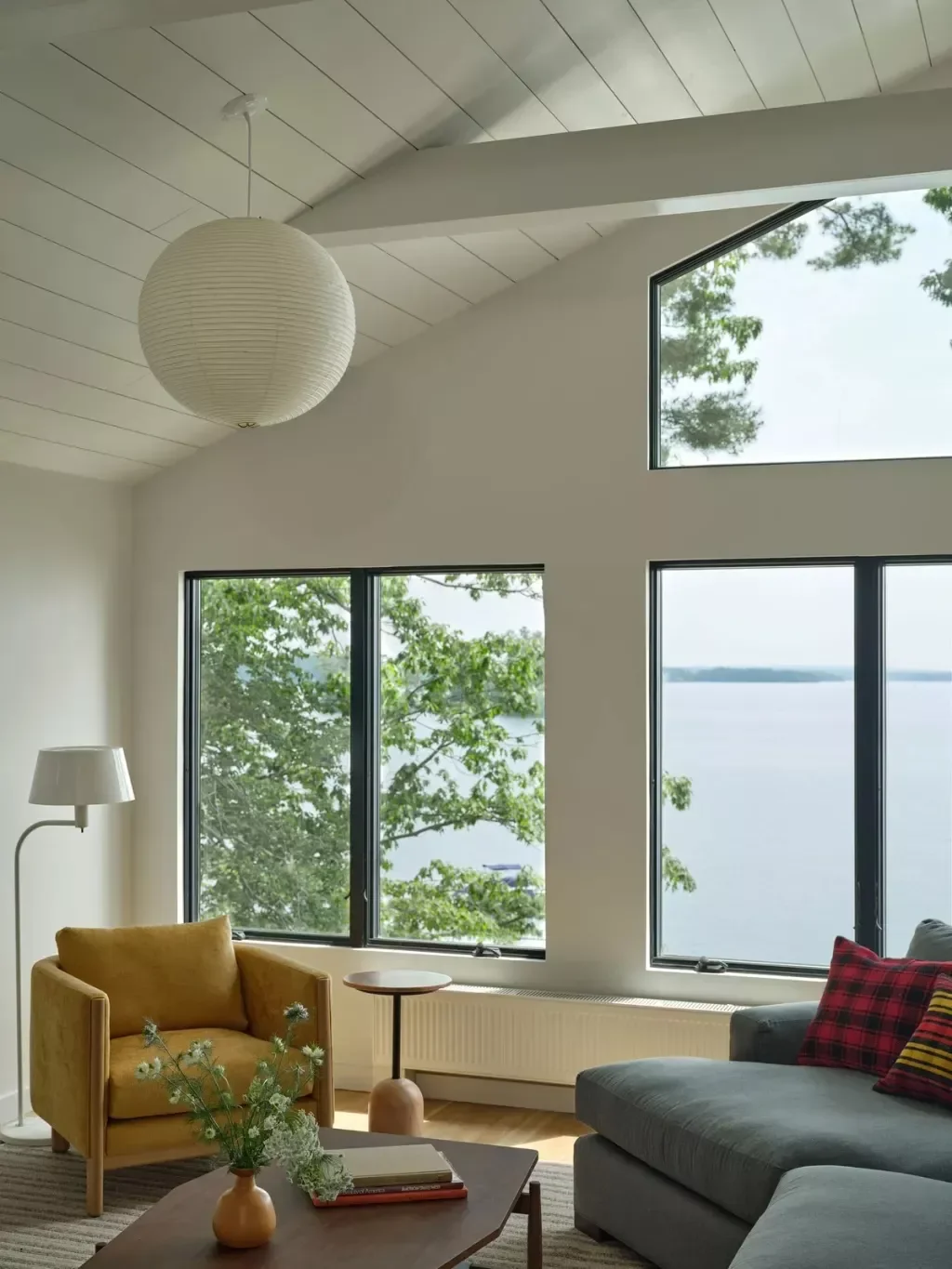 Small Sunroom With Shiplap