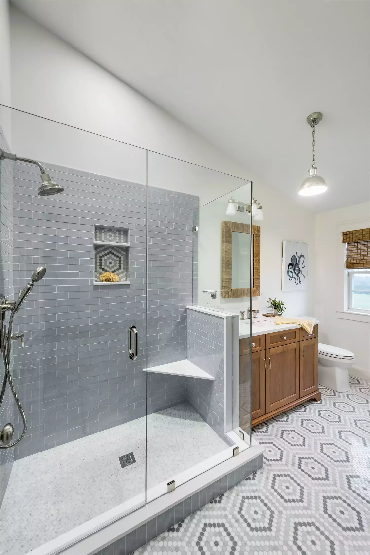 Soothing Corner Shower