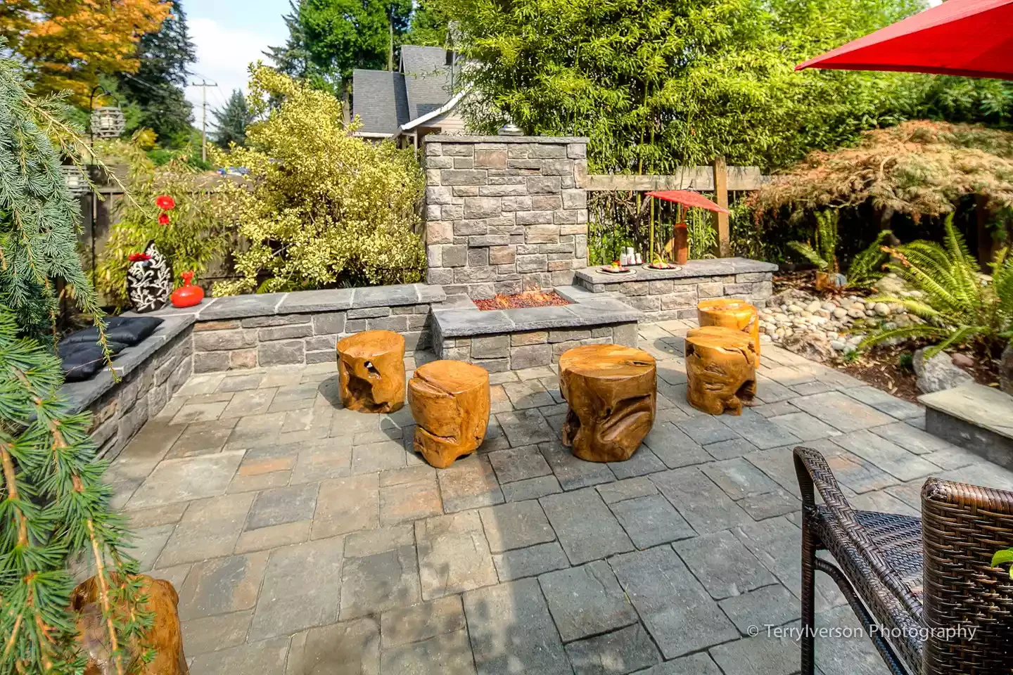 Split Level Fire Pit