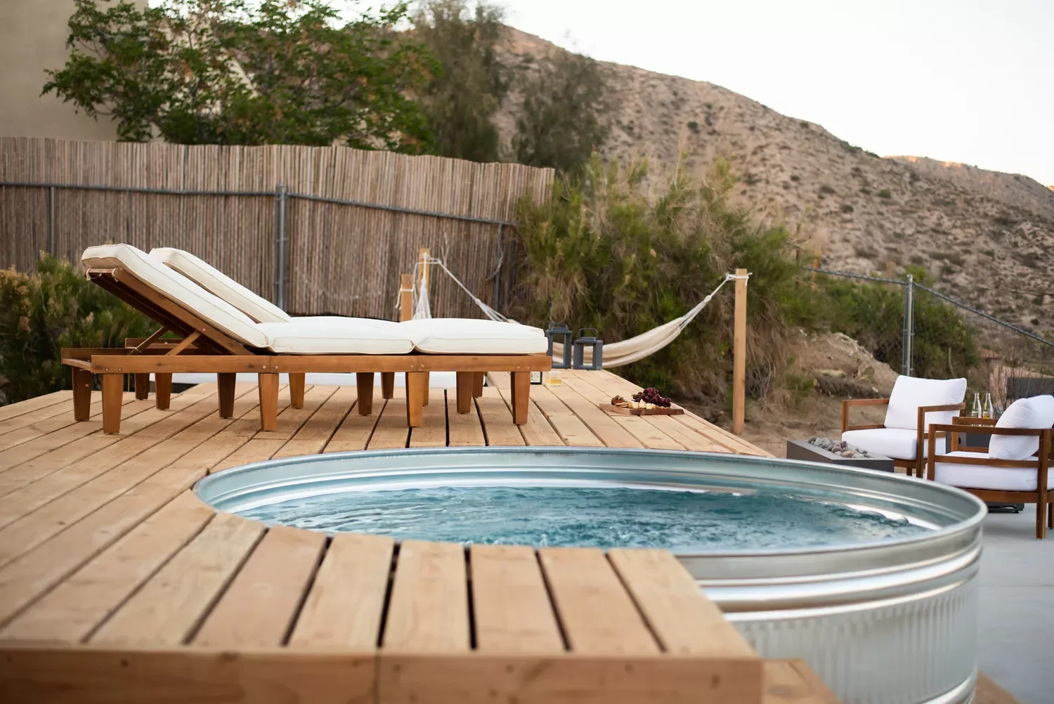 Stock Tank Pool With Deck
