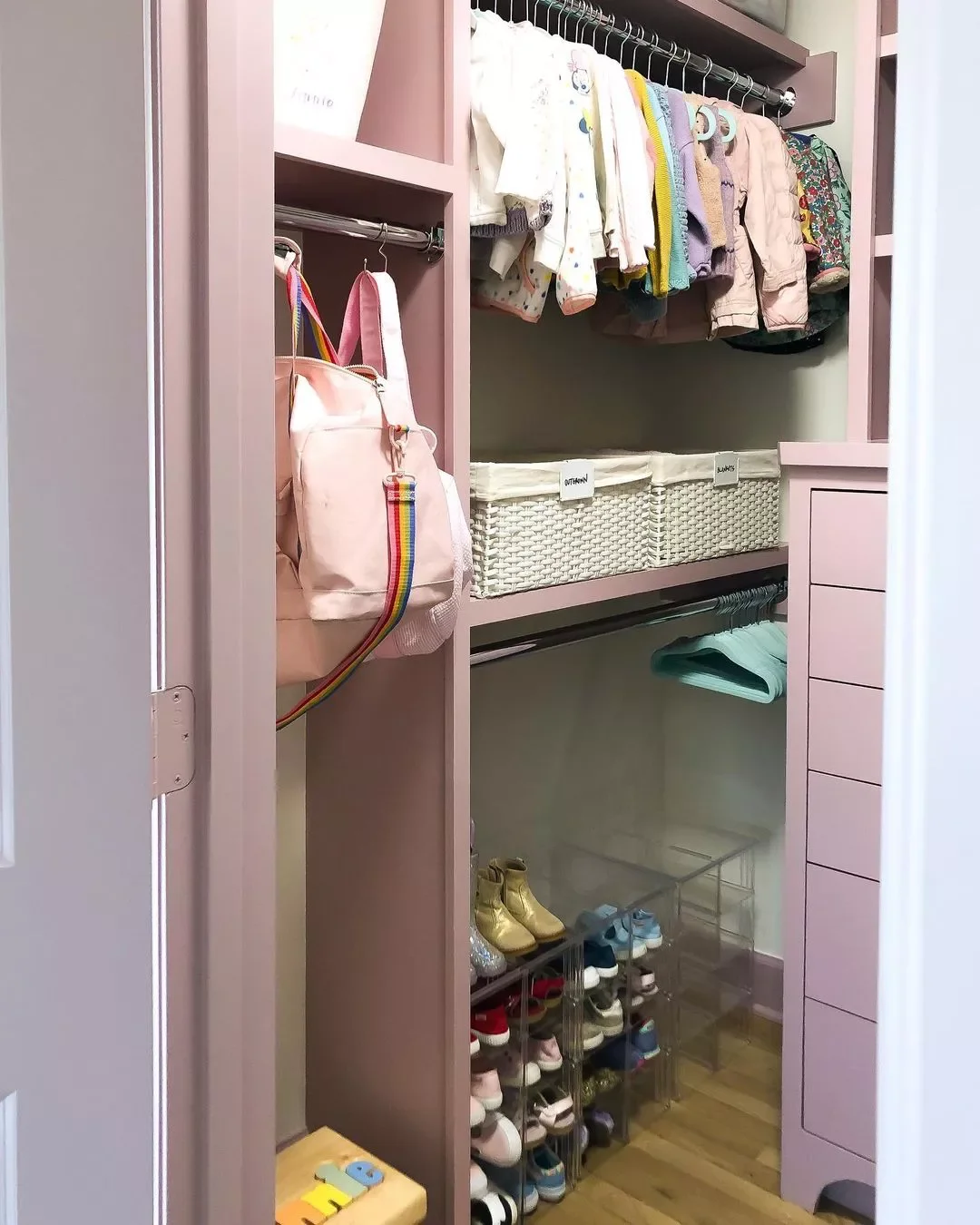Store Shoes on the Closet Floor