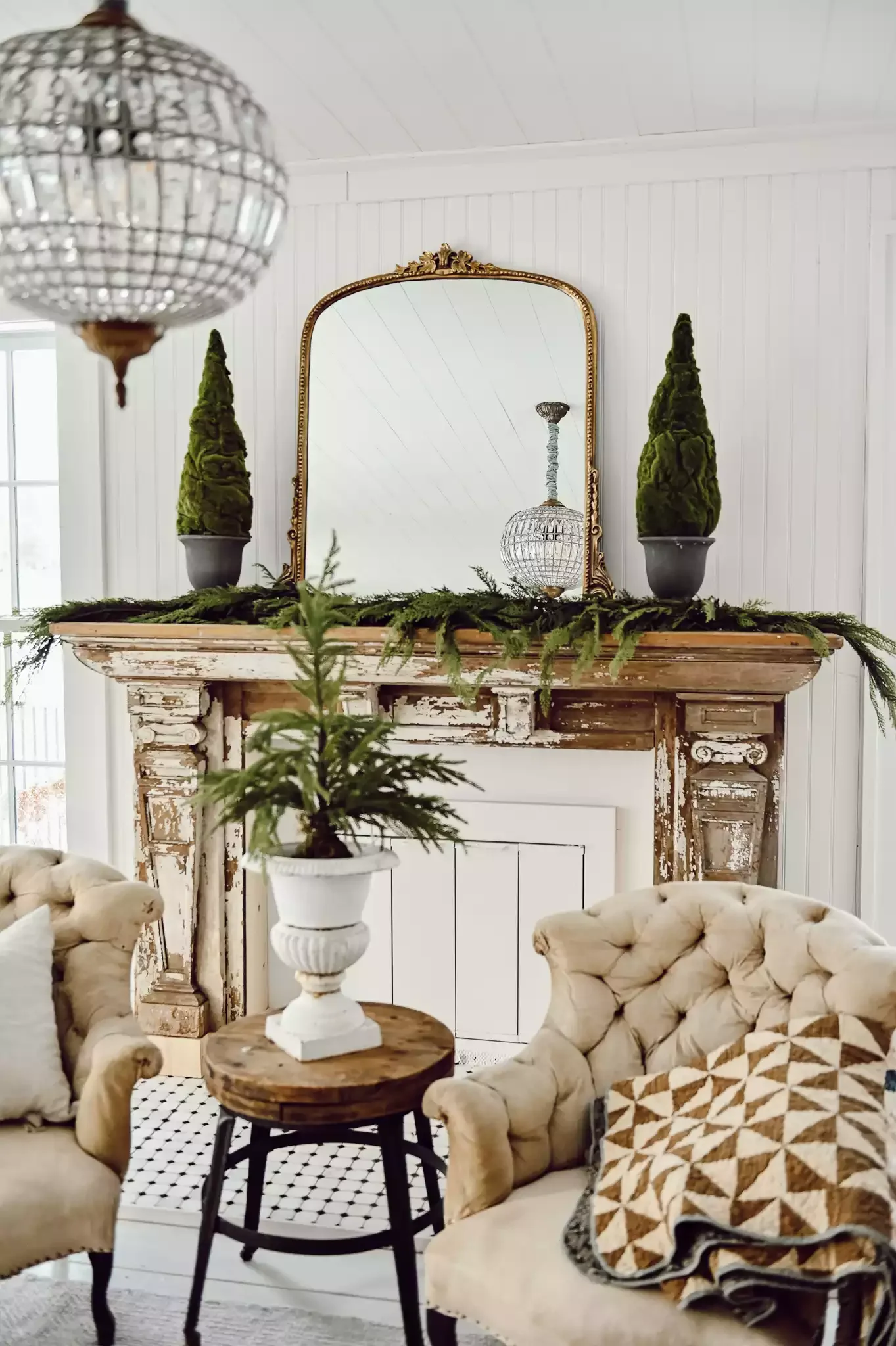 Streamline the Mantel