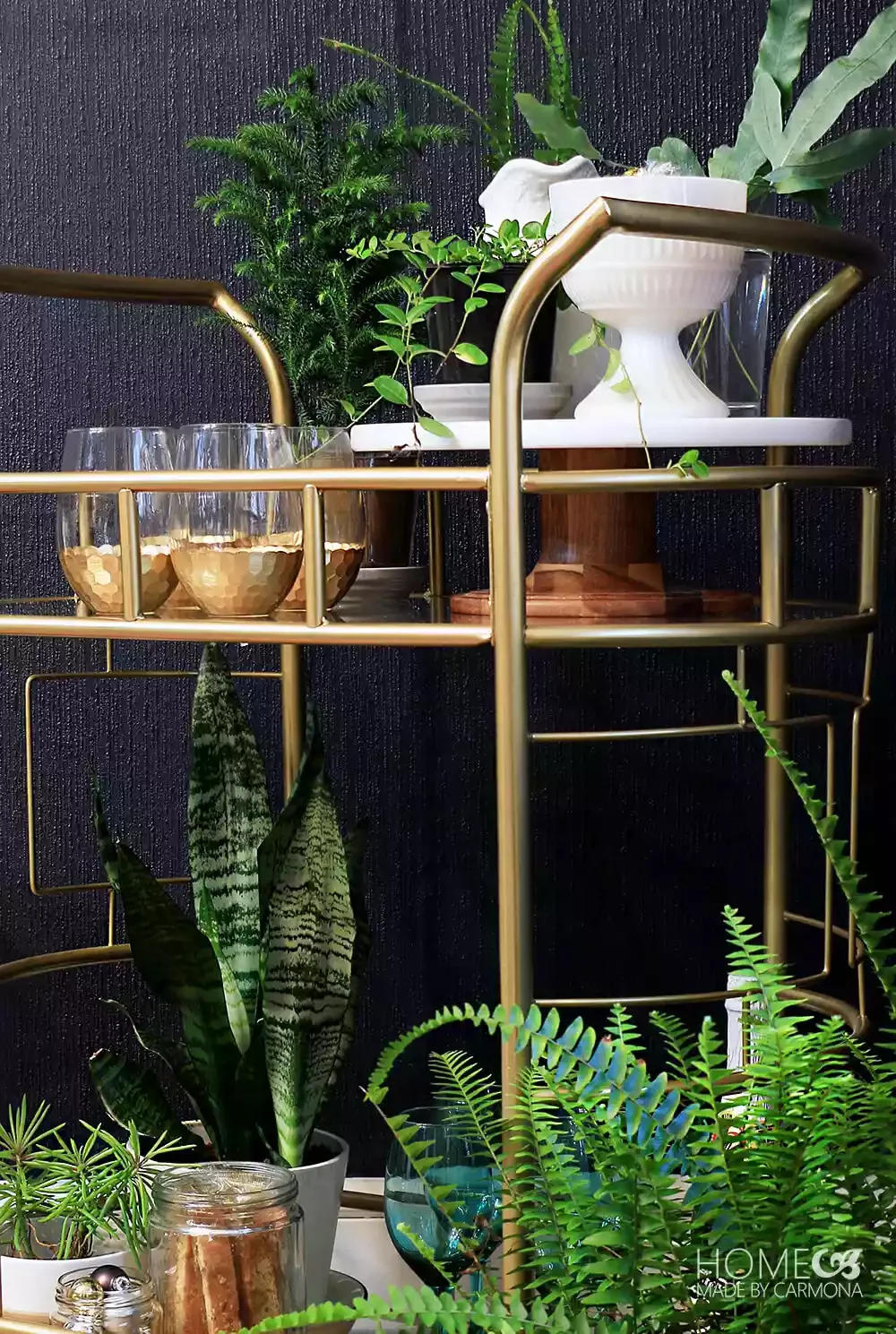 Style an Outdoor Bar Cart