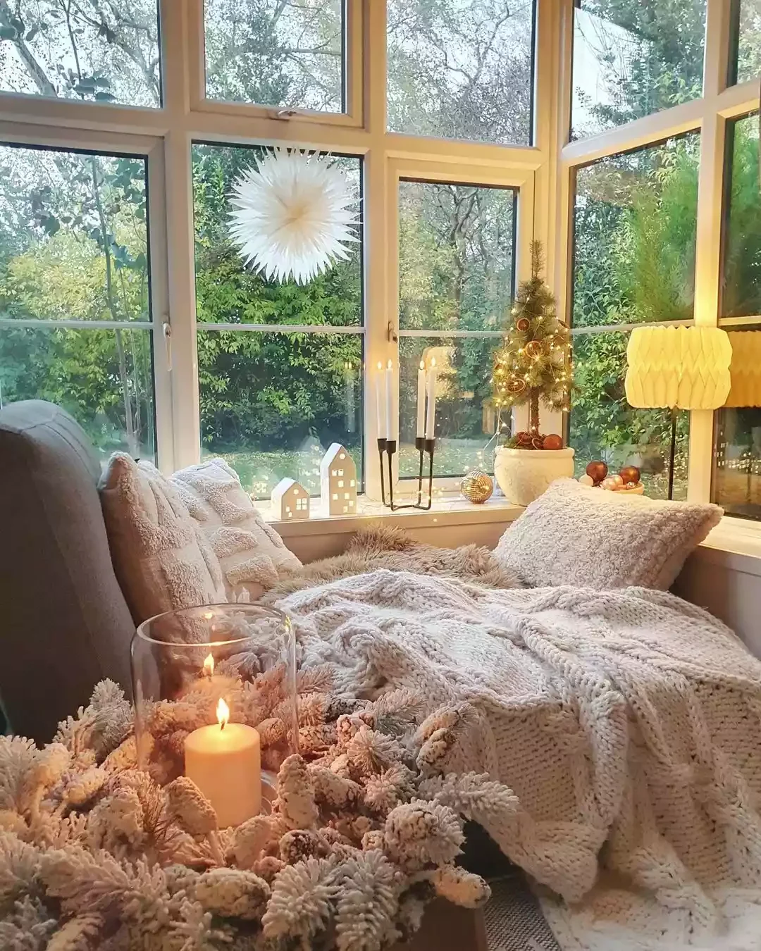 Sunroom Window Decor