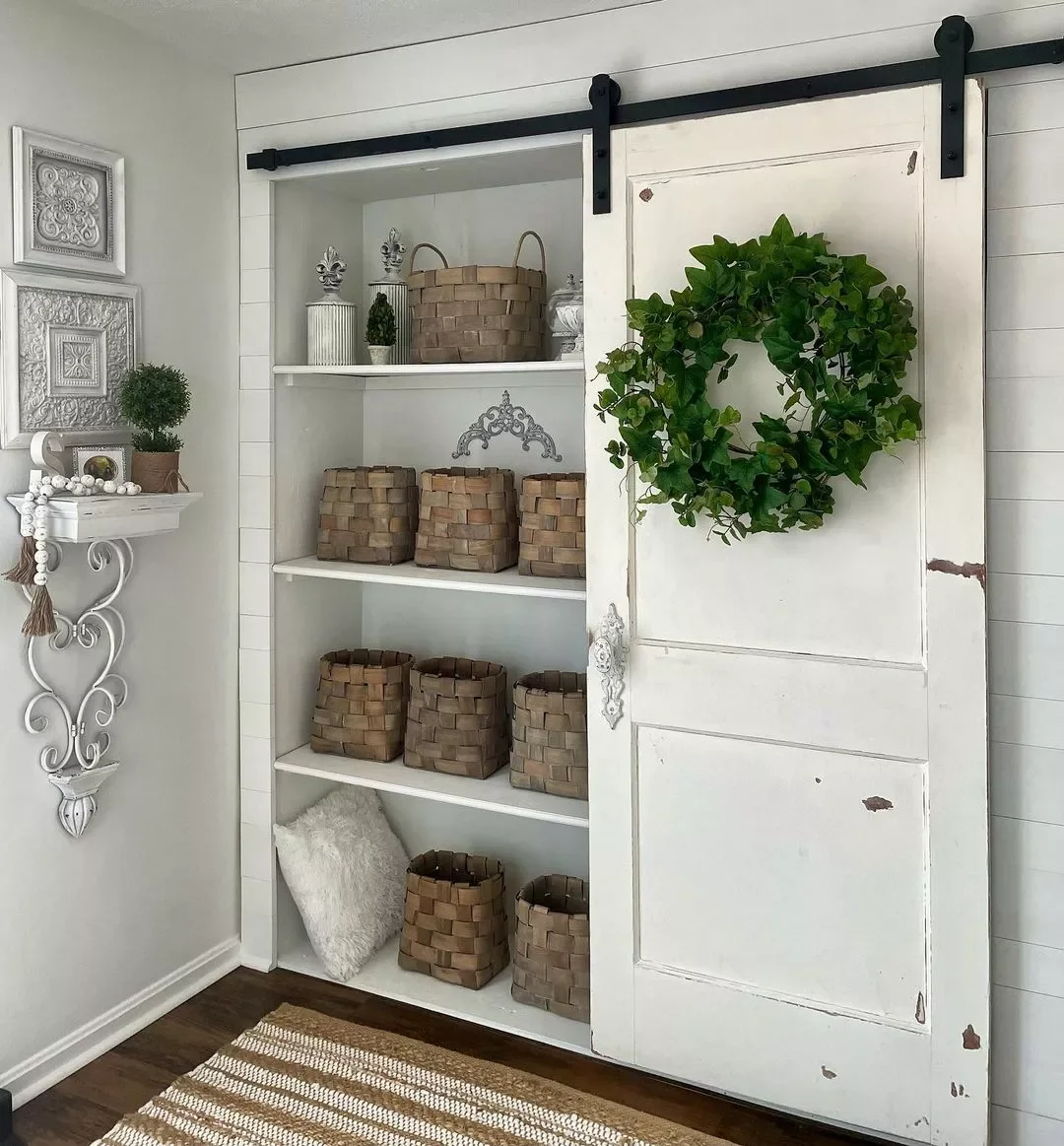 Swap Out Clear Containers for Cute Baskets