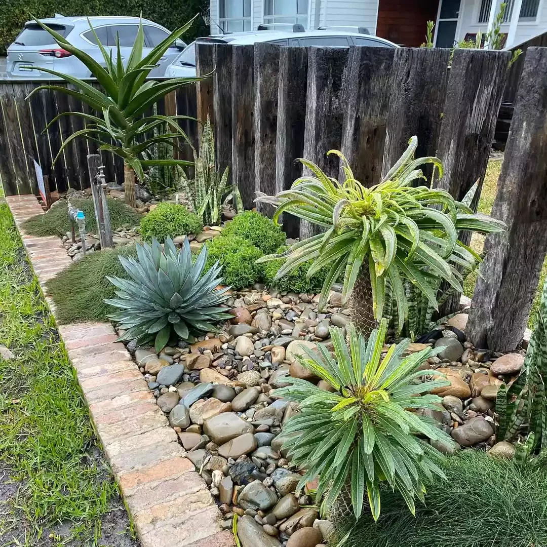 Textured Brick Edging