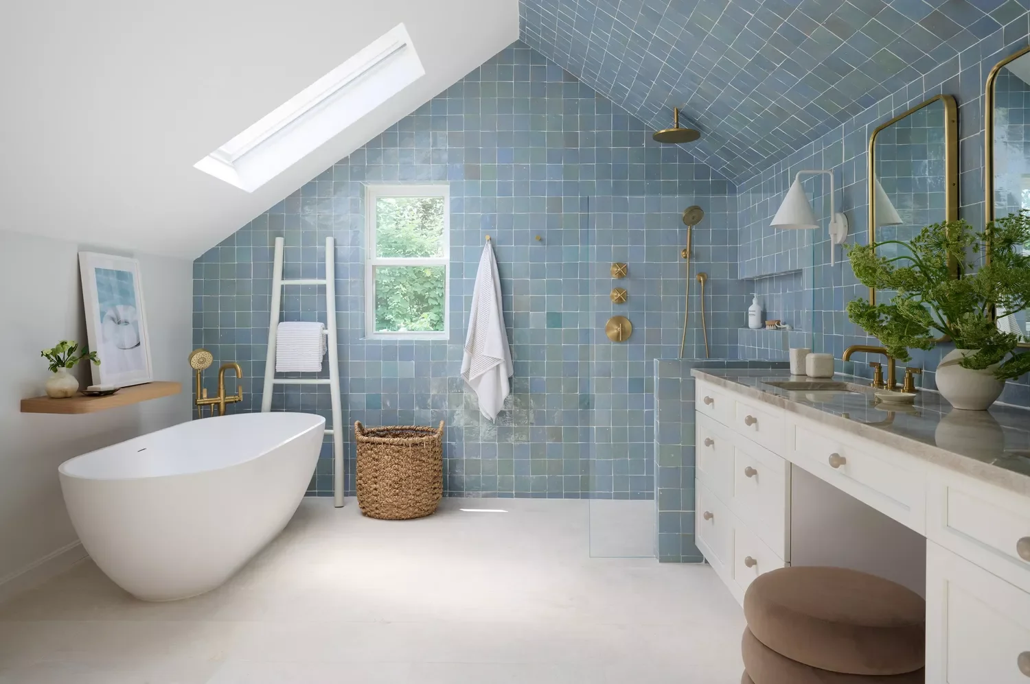 Tile Walls and Ceiling