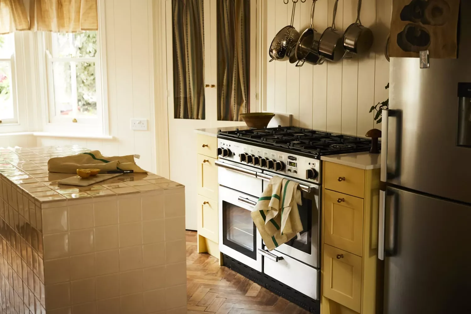 Tiled Kitchen Island
