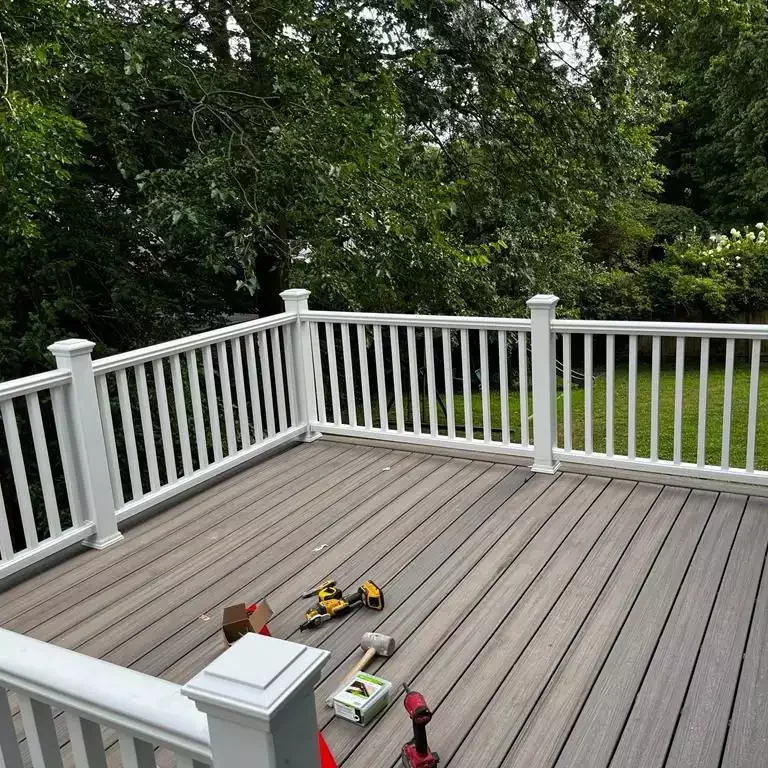 Traditional White Railing