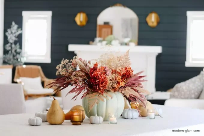 Try a Ceramic Pumpkin Vase