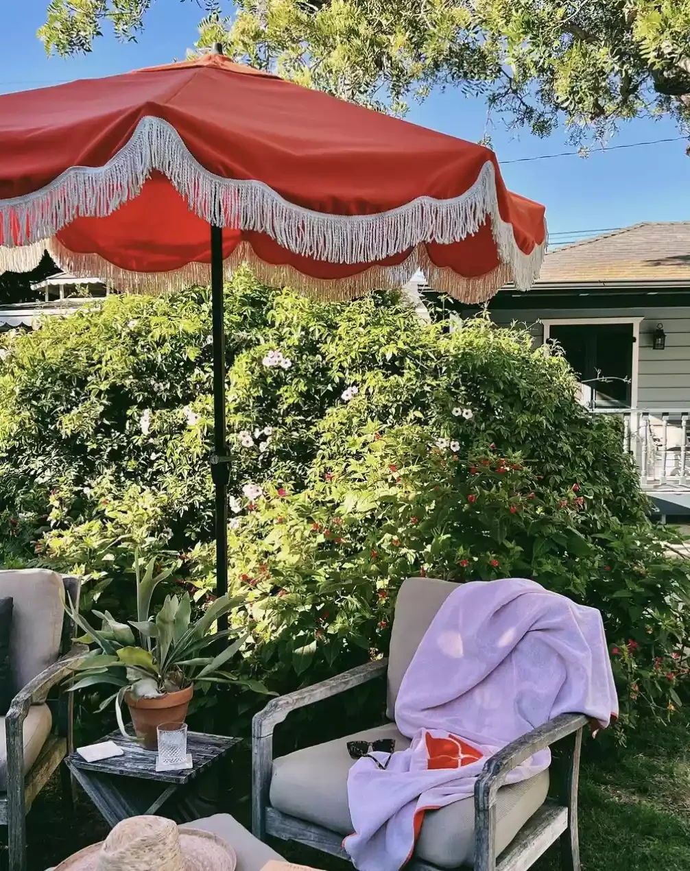 Try a Fringed Umbrella