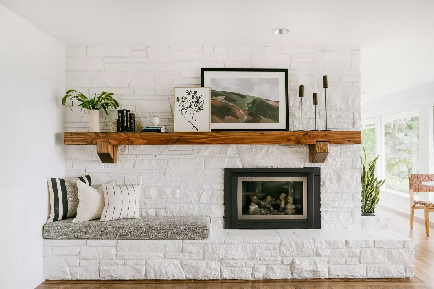 Try a Painted Stone Surround