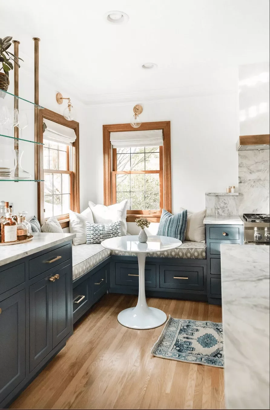 Try a Small Corner Banquette