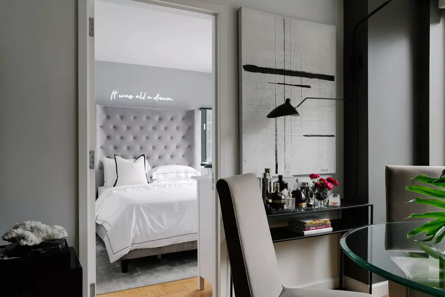 Try an Extra-Tall Headboard