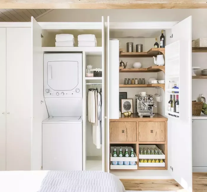 Tuck In a Laundry Closet