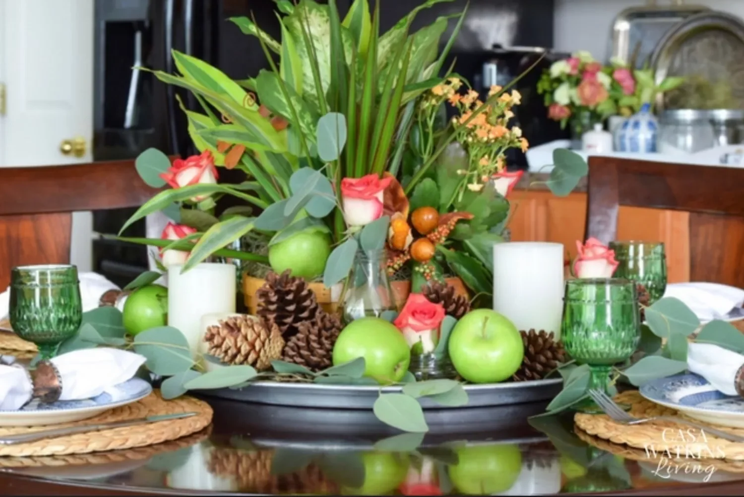 Use Rustic Pinecones