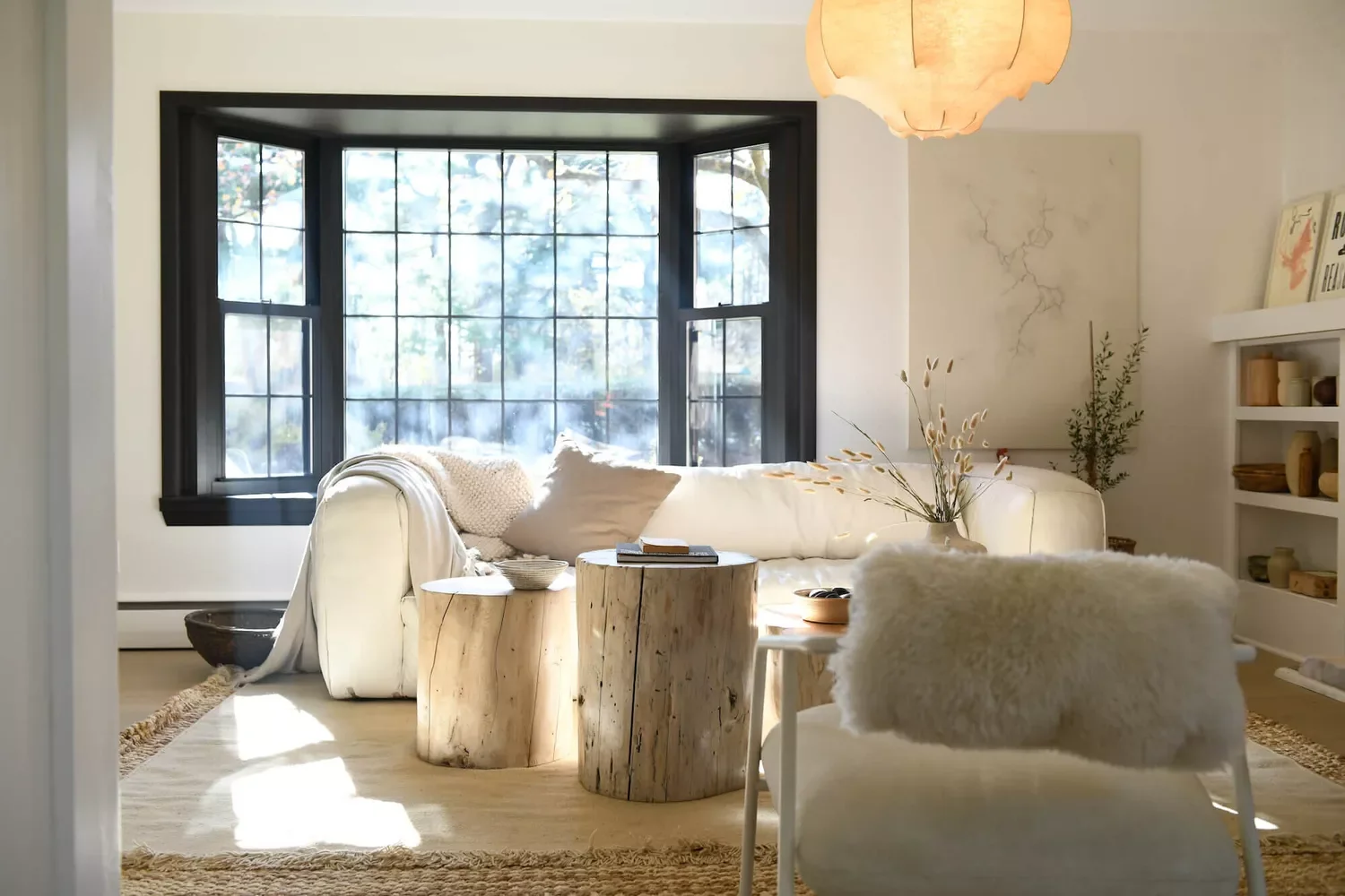 Use Tree Stump Side Tables