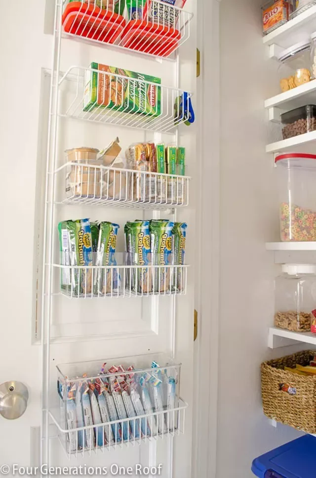 Use a Door Storage Rack