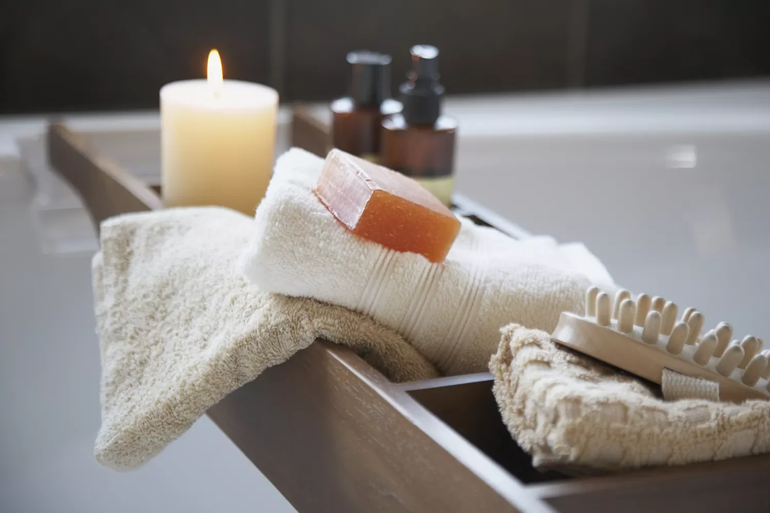 Utilize a Bath Caddy