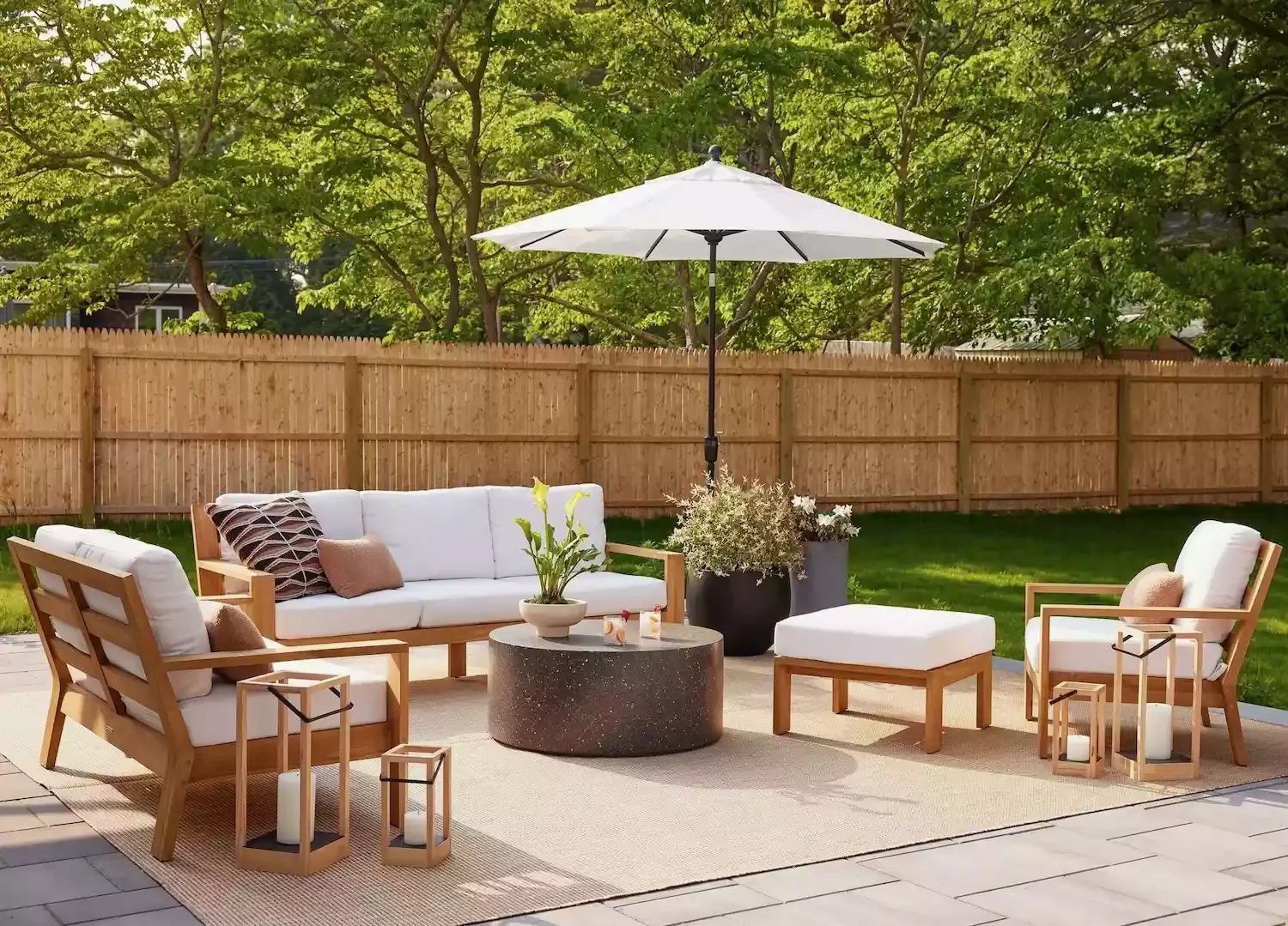 Vertical Wood Fence