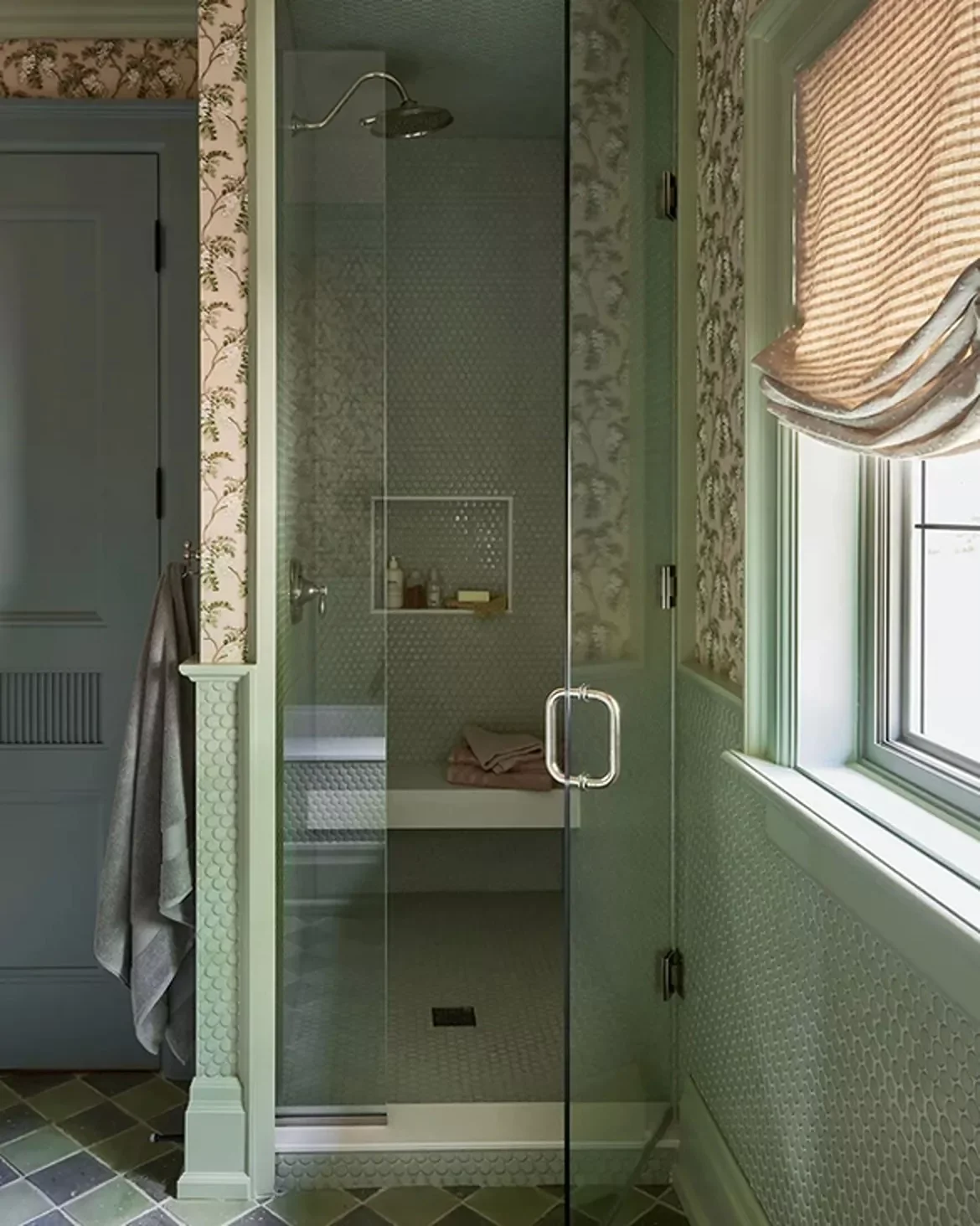 Walk-In Corner Shower