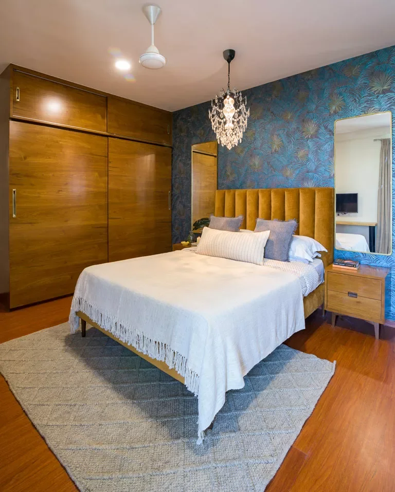 Wall of Wood Closets
