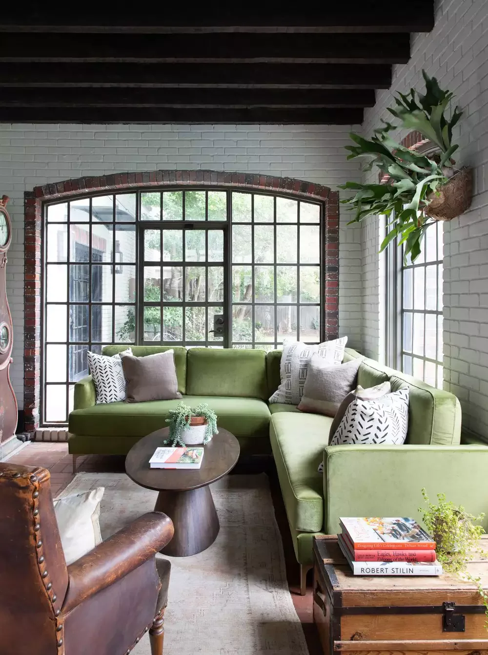 White Brick Sunroom