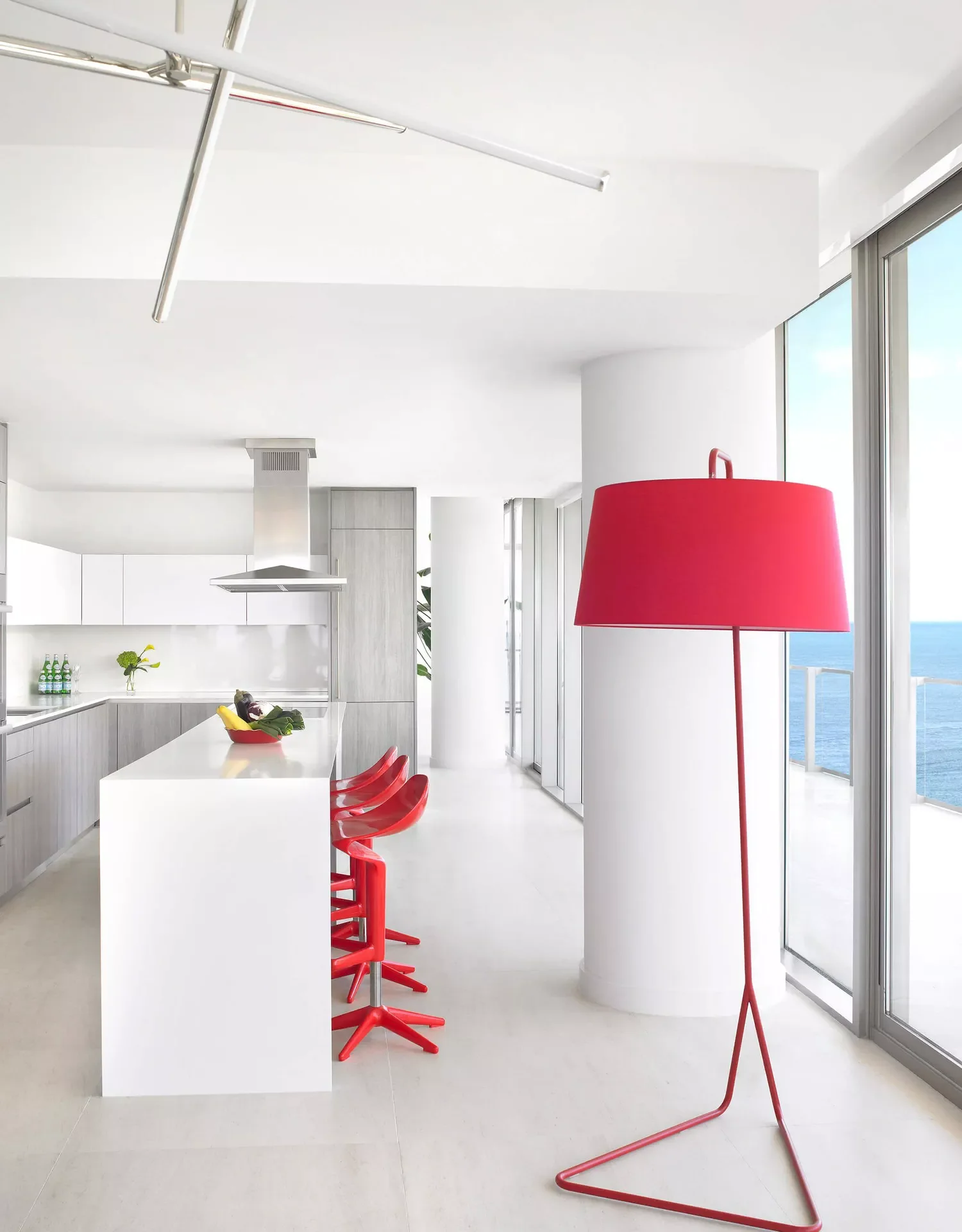 White Kitchen Floors
