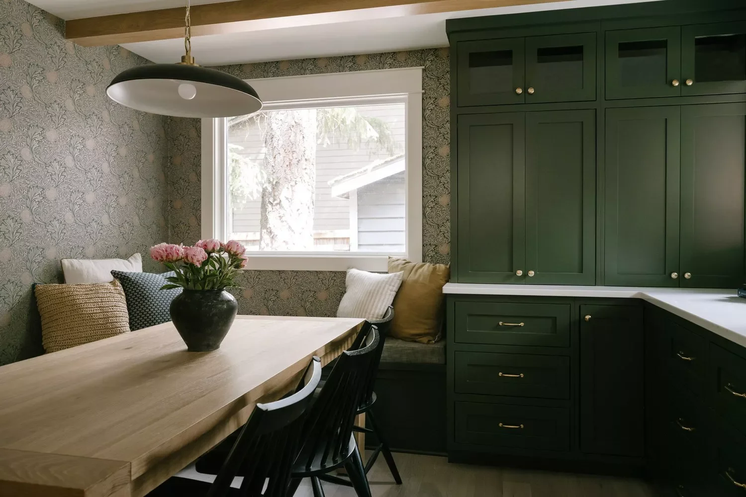 Window Trim With Wallpaper