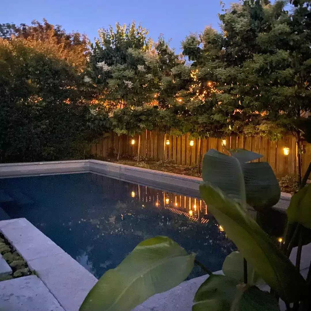 Wood Fence Lighting