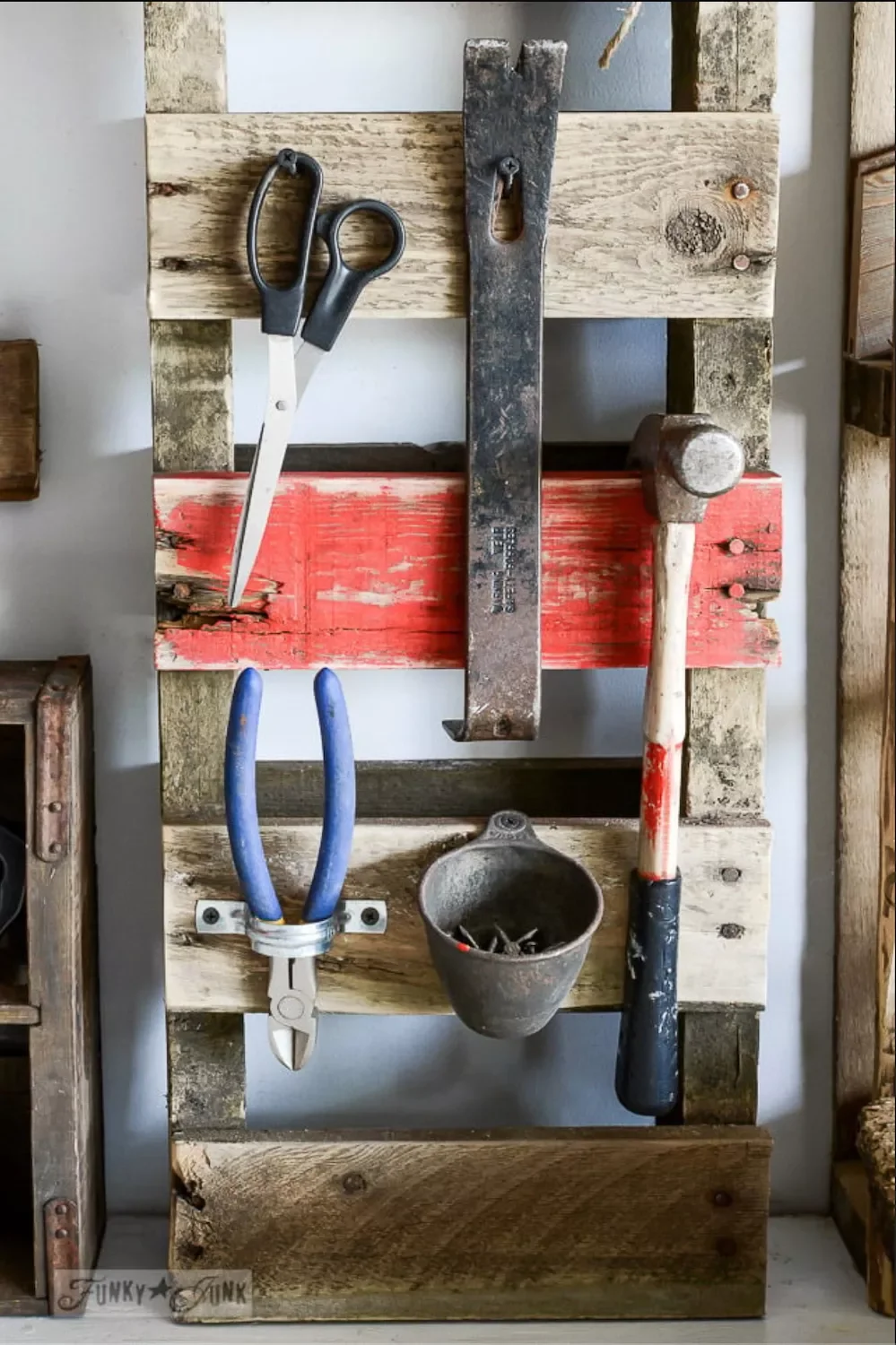 Wood Pallet Wall Shelf