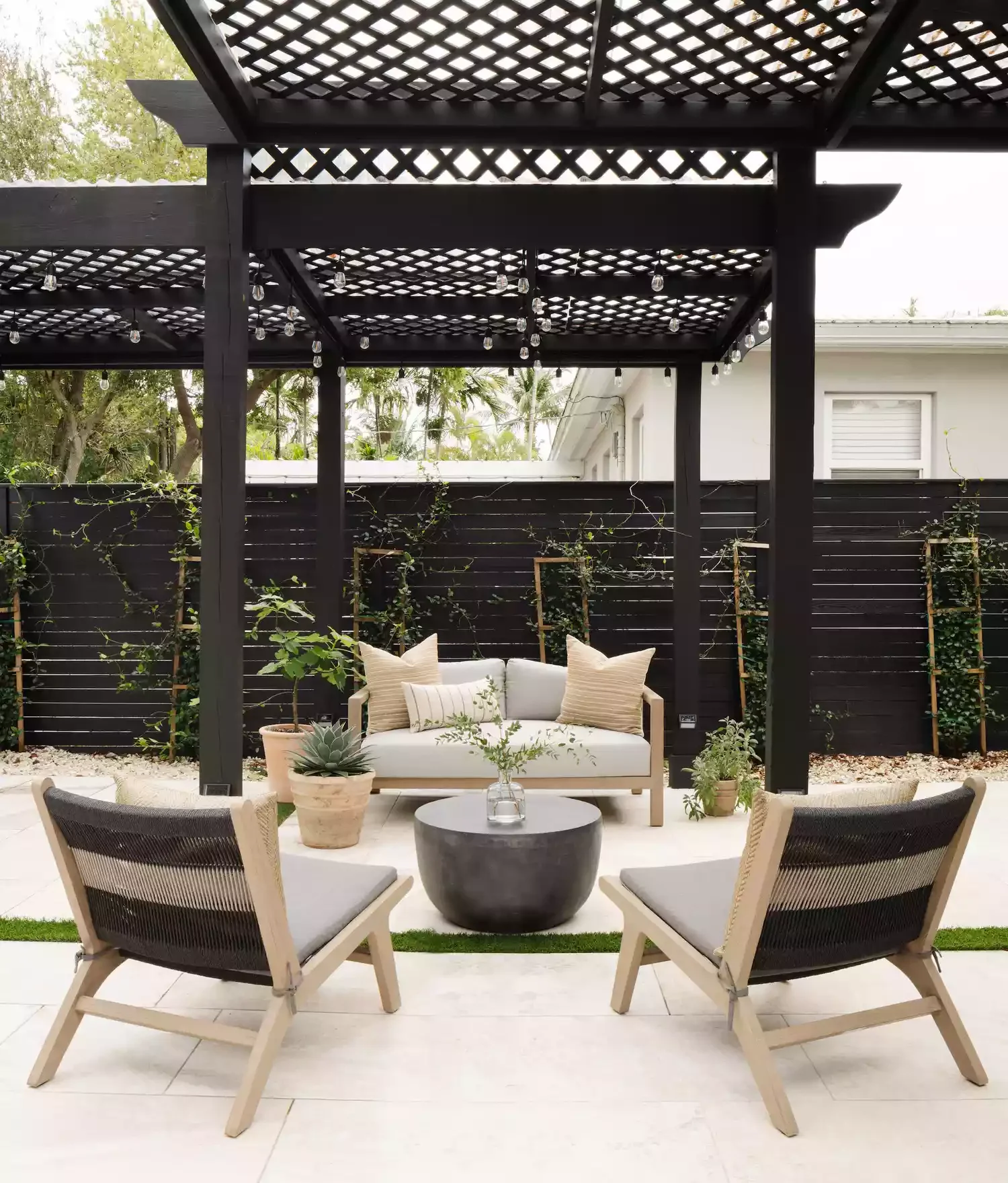 Wood Slat Fencing