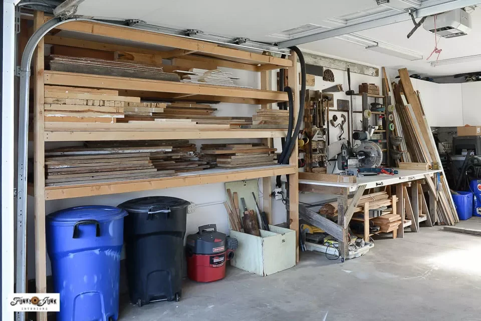 Wood Storage Shelves