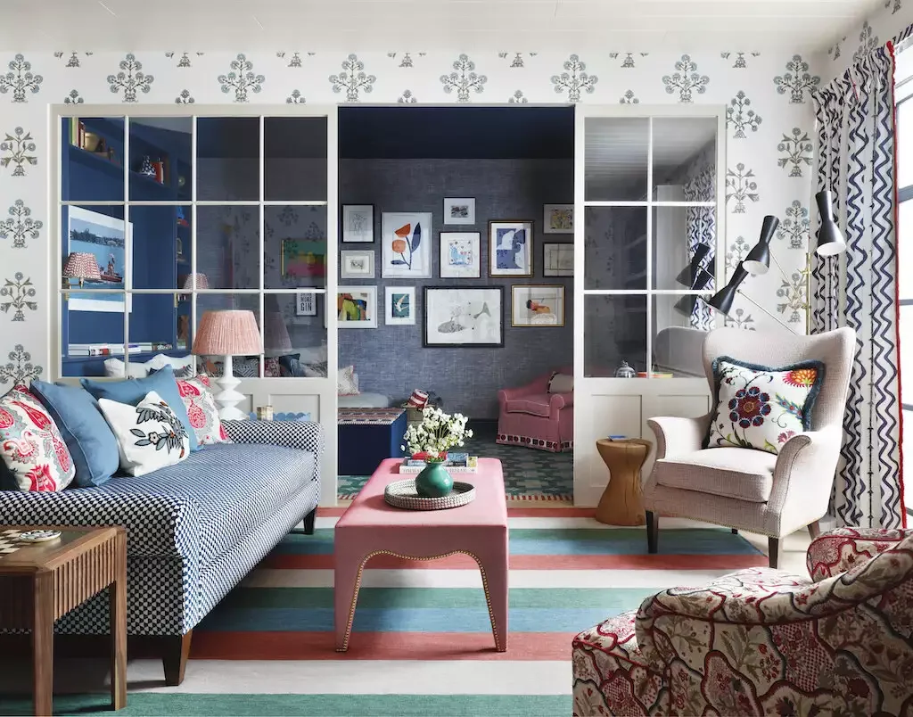 Zigzag Patterned Curtains