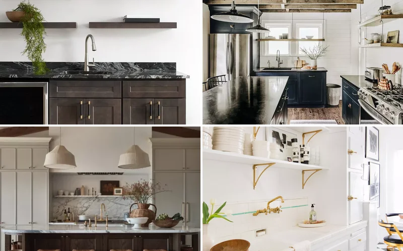 18 Black and Gold Kitchen Ideas That Bring Moody Elegance