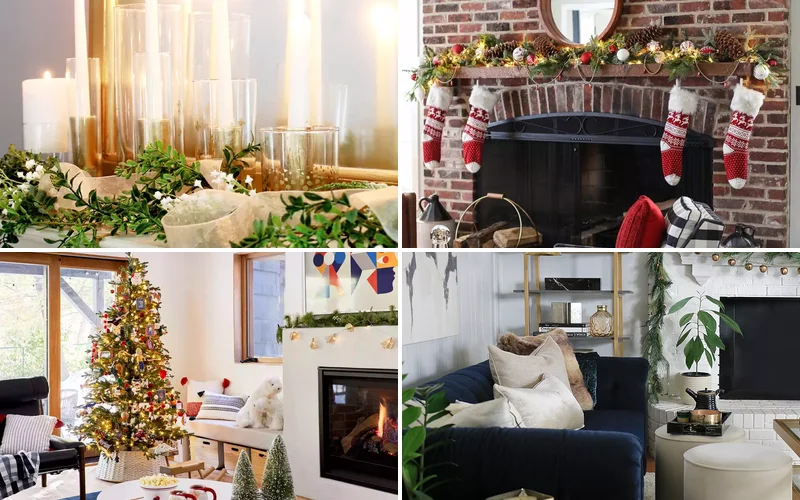 56 Holiday Mantel Decorating Ideas That Transform Your Home