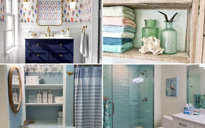 30 Beach-Inspired Bathroom Designs That Bring Coastal Vibes