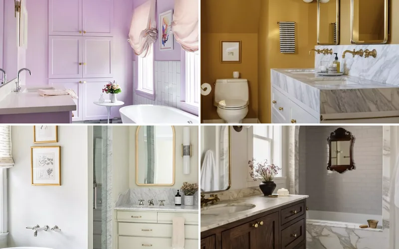 42 Vibrant Bathroom Color Ideas for Small Spaces That Pop