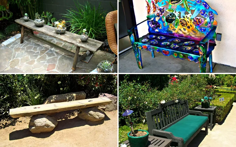 15 Beautiful Garden Bench Ideas to Transform Your Yard