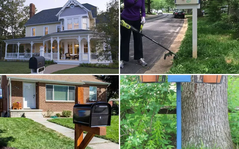 27 Creative Mailbox Post Ideas to Boost Your Curb Appeal