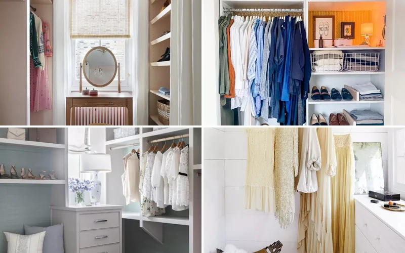 22 Clever Small Walk-In Closet Ideas to Boost Storage Space