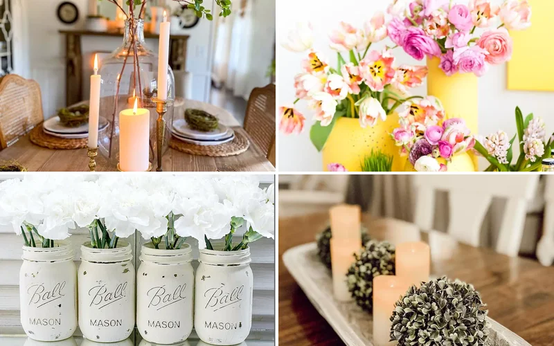 52 Stunning Spring Centerpiece Ideas for Your Dining Table