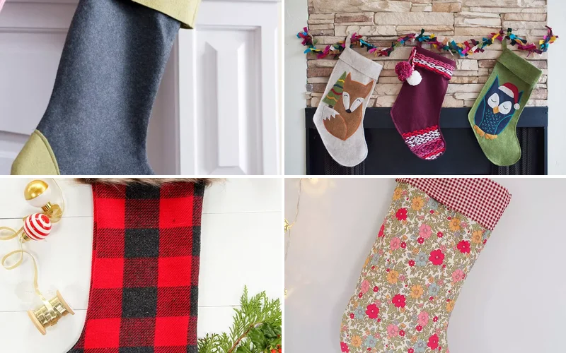 41 DIY Christmas Stocking Craft Ideas Your Family Will Adore