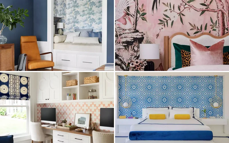 64 Creative Wallpaper Ideas to Transform Every Room