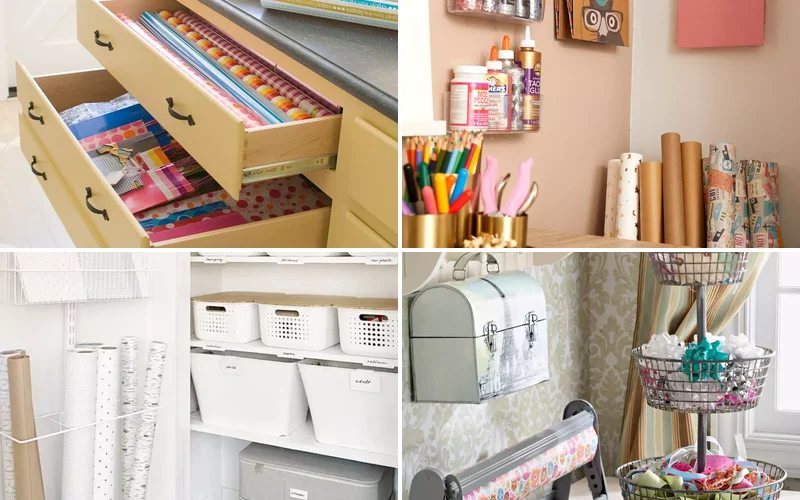18 Smart Wrapping Storage Solutions to Reduce Clutter